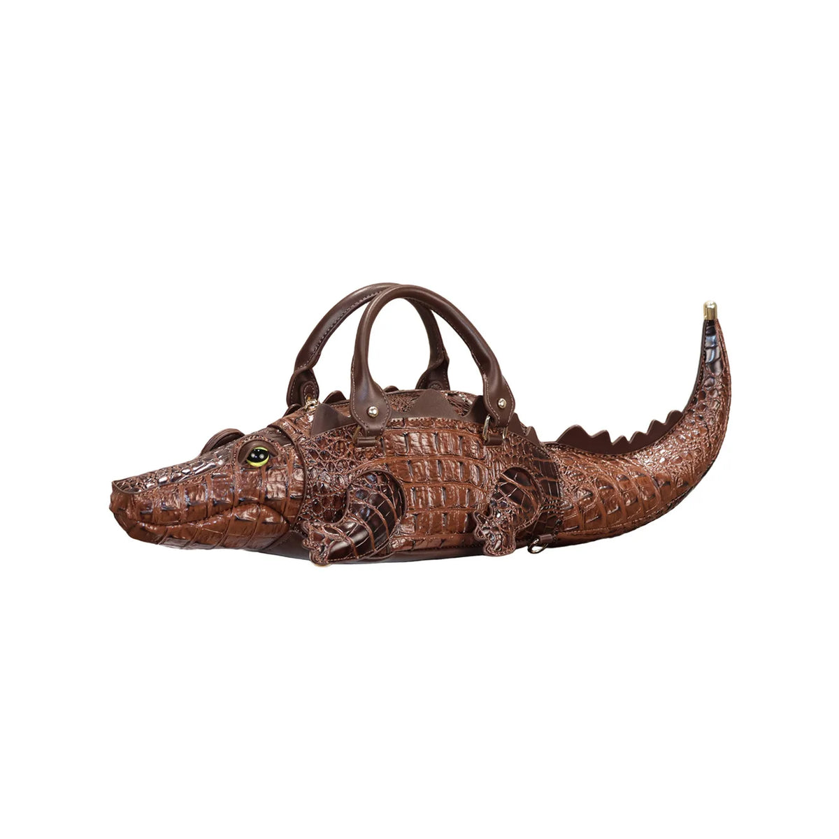 Luxury Crocodile Shoulder Tote Bag