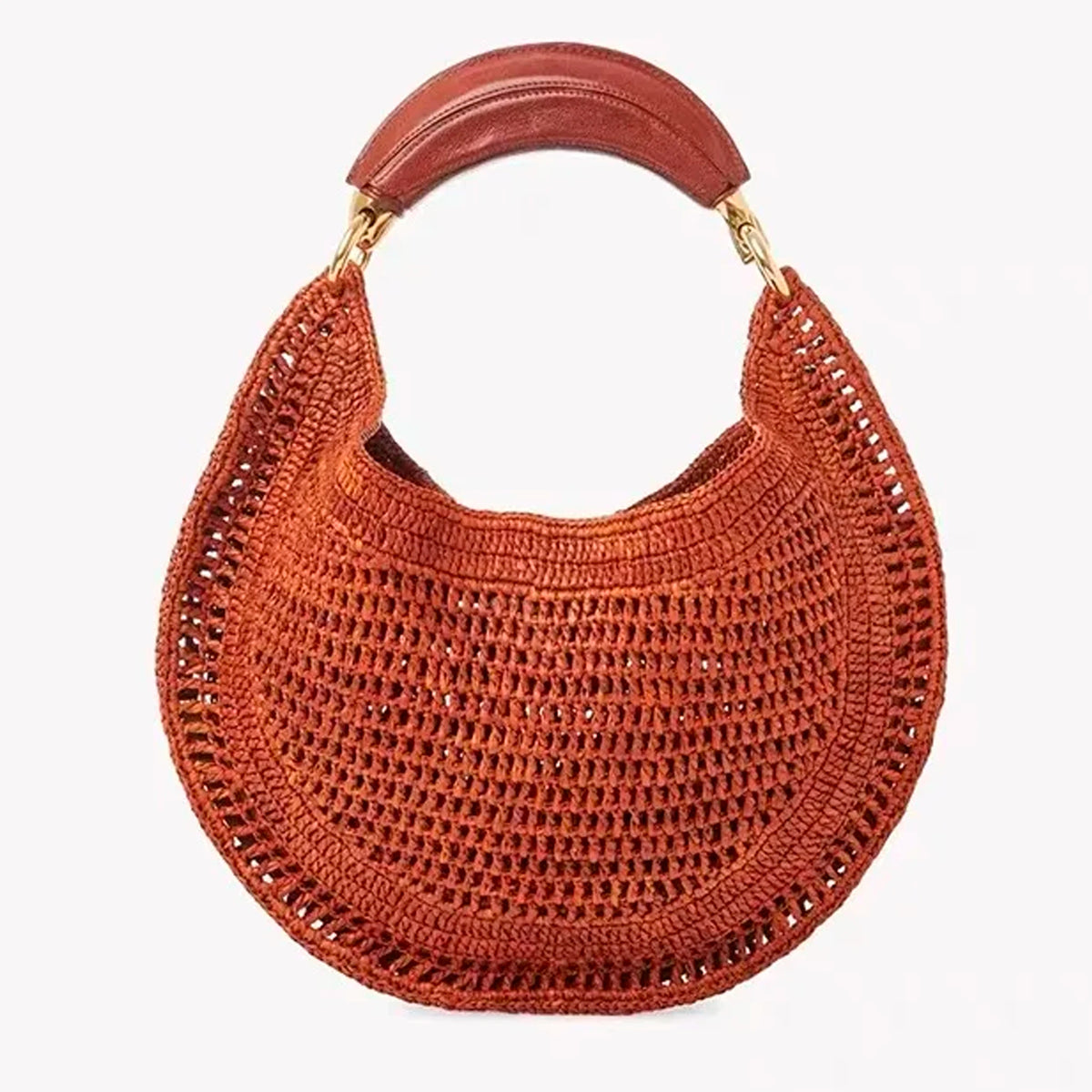 Colorful Woven Summer Hobo Bag