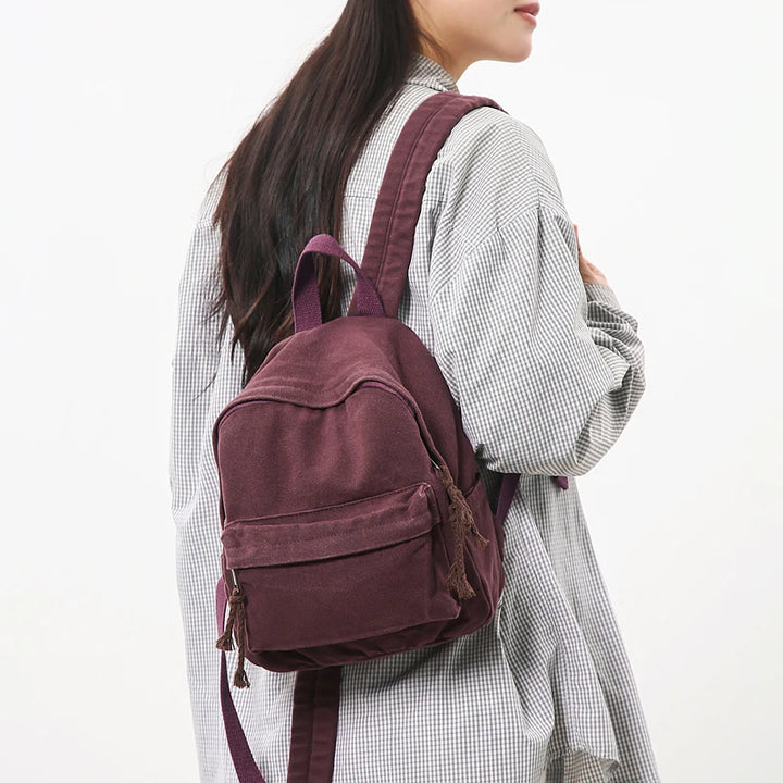 Small Cotton Canvas Backpack