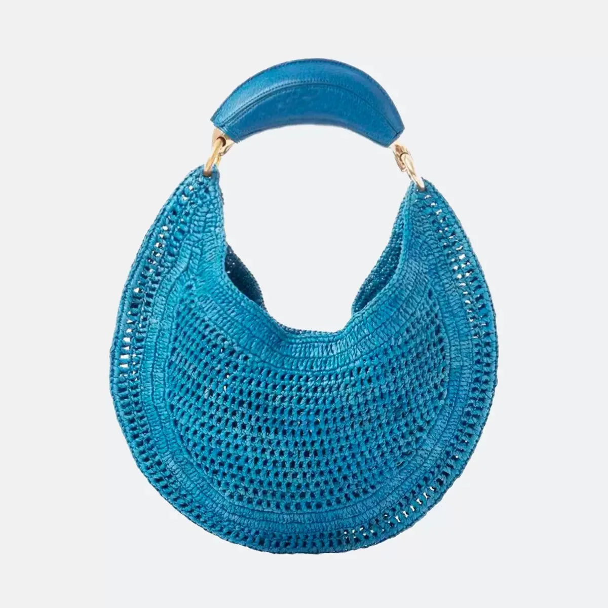 Colorful Woven Summer Hobo Bag