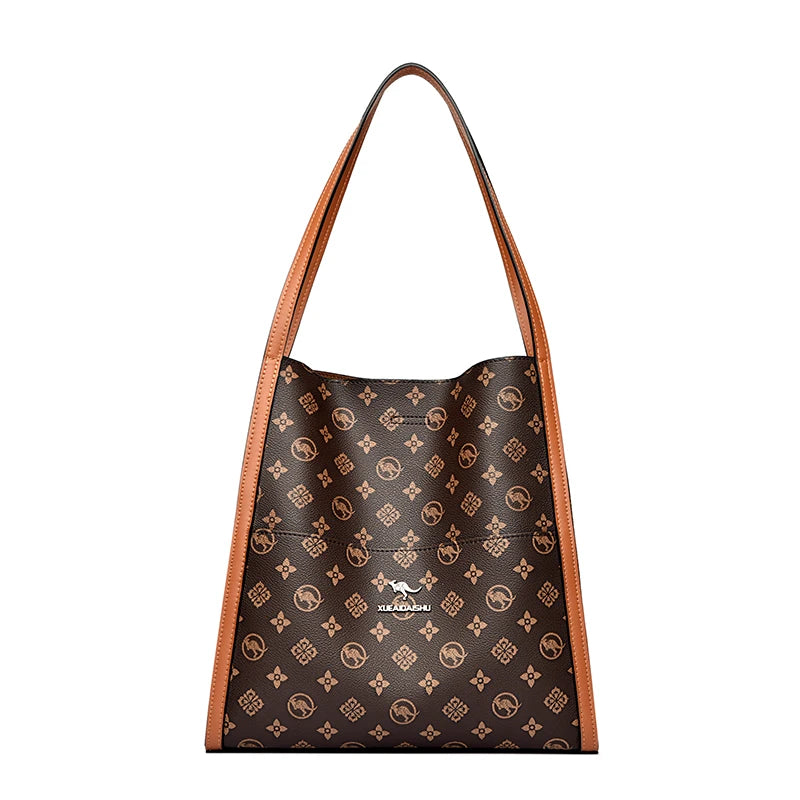 Luxury Leather Shoulder Tote